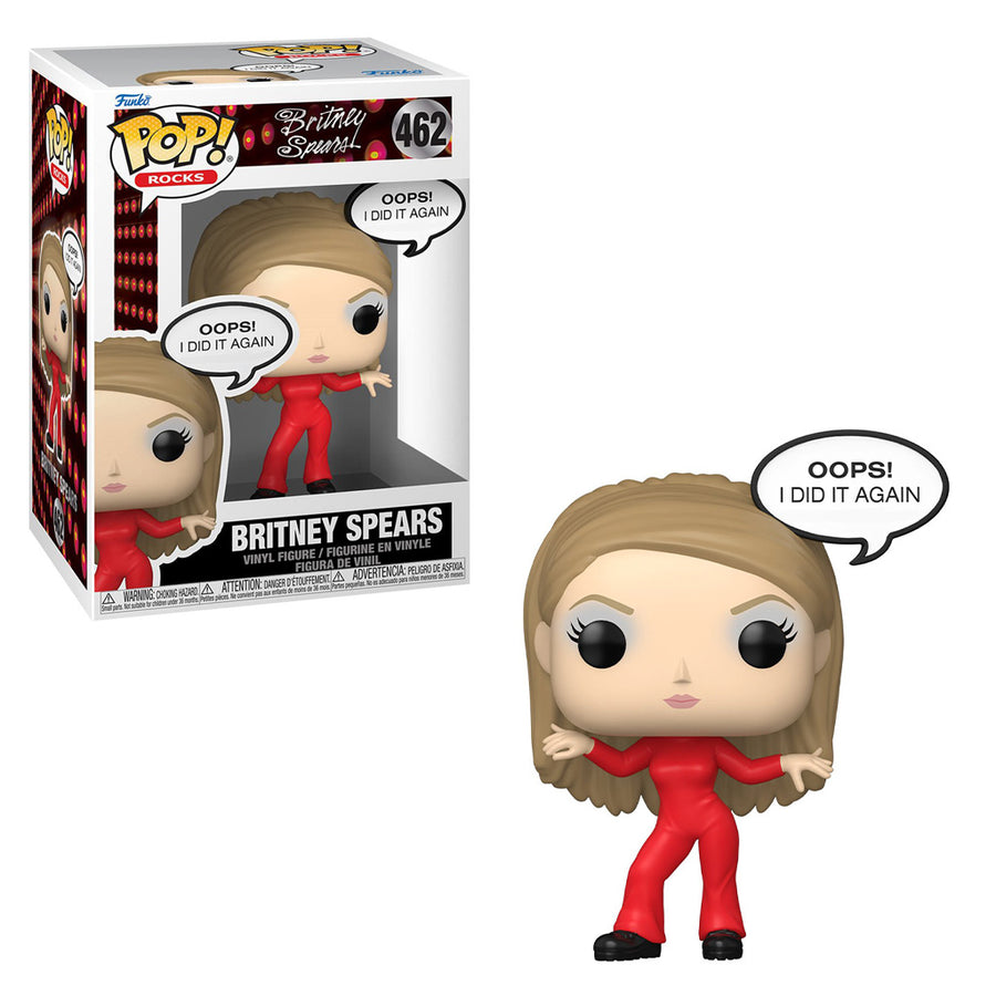 FUNKO POP ROCKS BRITNEY SPEARS 462 (OPS! I DID IT AGAIN) BRINDE