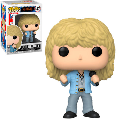 FUNKO POP ROCKS DEF LEPPARD - JOE ELLIOTT 147 BRINDE