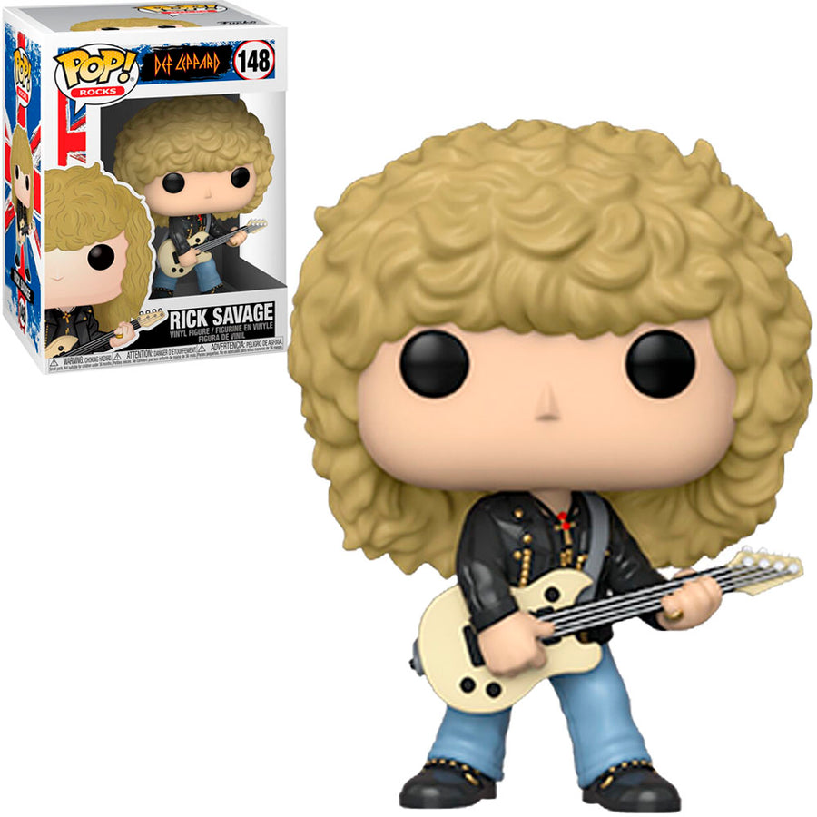 FUNKO POP ROCKS DEF LEPPARD - RICK SAVAGE 148