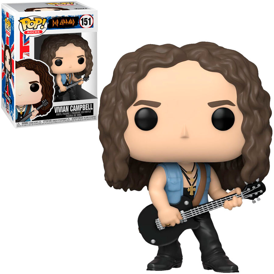 FUNKO POP ROCKS DEF LEPPARD - VIVIAN CAMPBELL 151