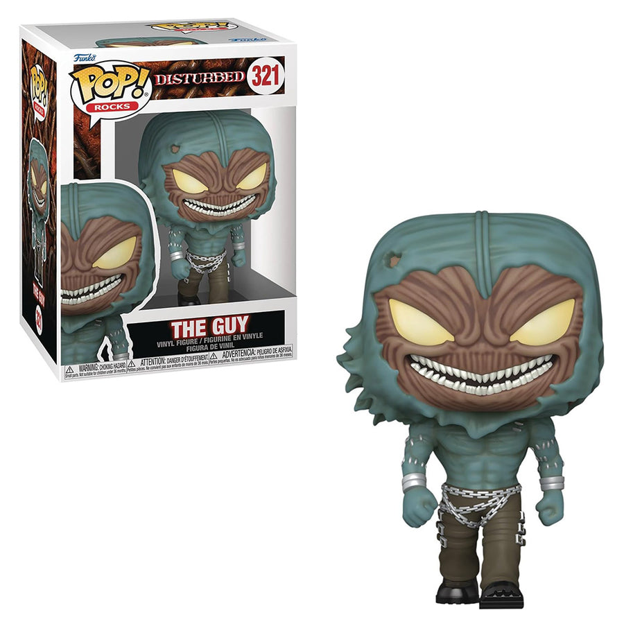 FUNKO POP ROCKS DISTURBED - THE GUY 321 BRINDE