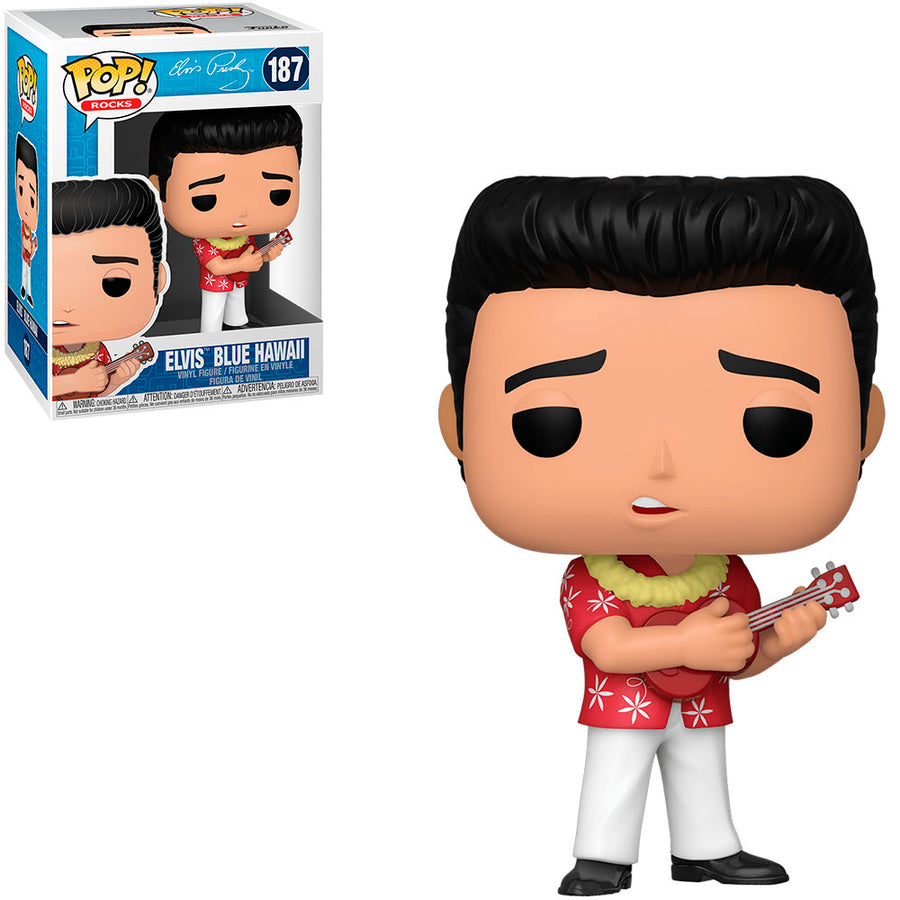 FUNKO POP ROCKS - ELVIS PRESLEY BLUE HAWAII 187 BRINDE