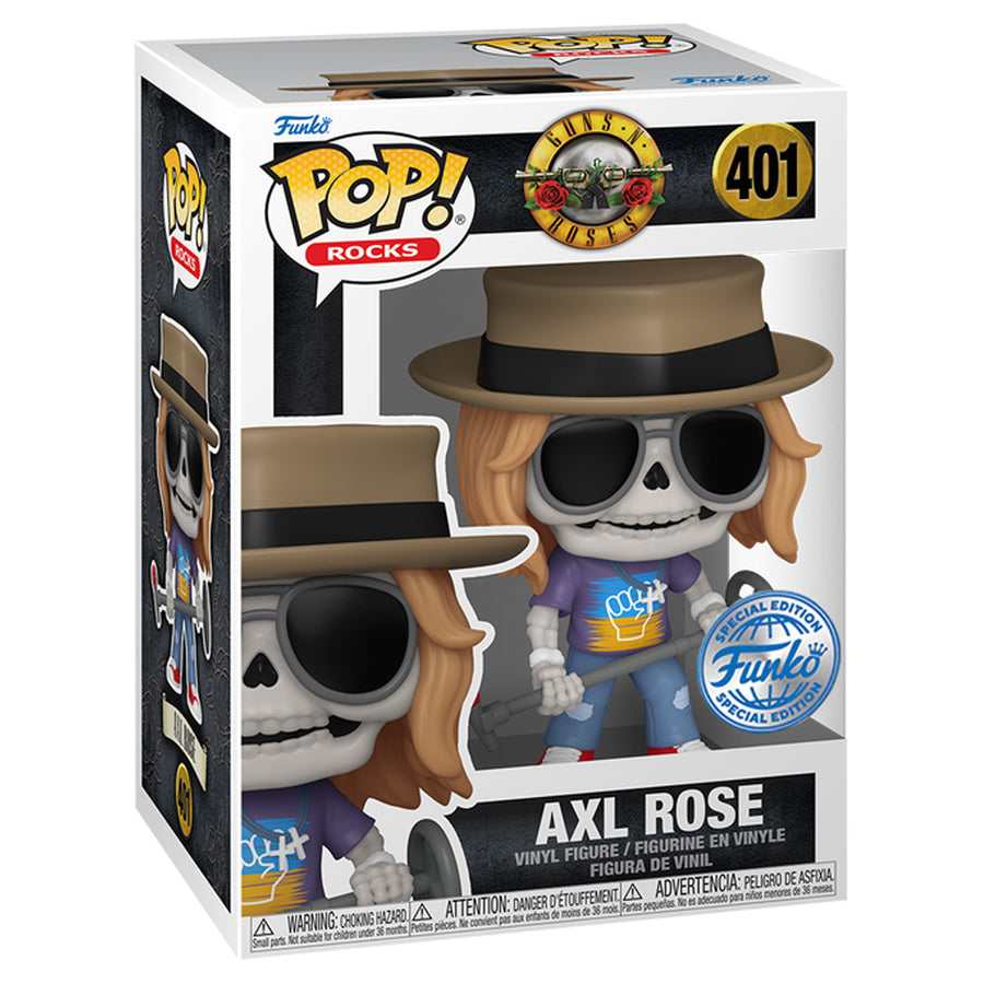 FUNKO POP ROCKS GUNS N' ROSES EXCLUSIVE - AXL ROSE (SKELETON) 401