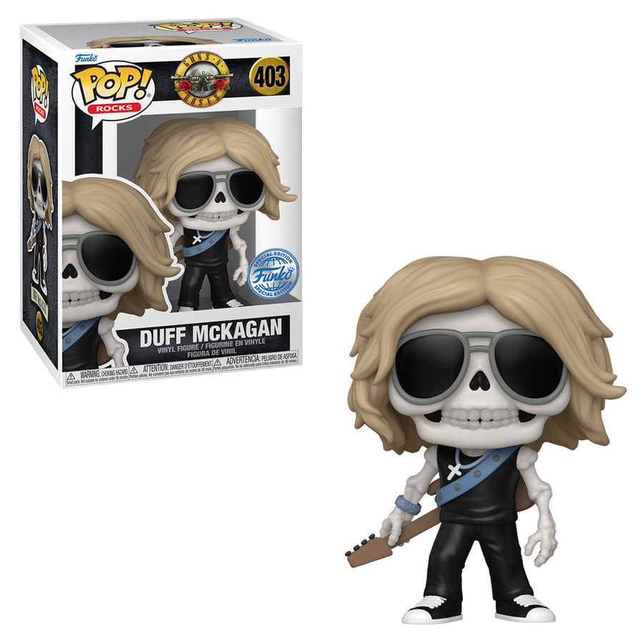 FUNKO POP ROCKS GUNS N' ROSES EXCLUSIVE - DUFF MCKAGAN (SKELETON) 403 BRINDE
