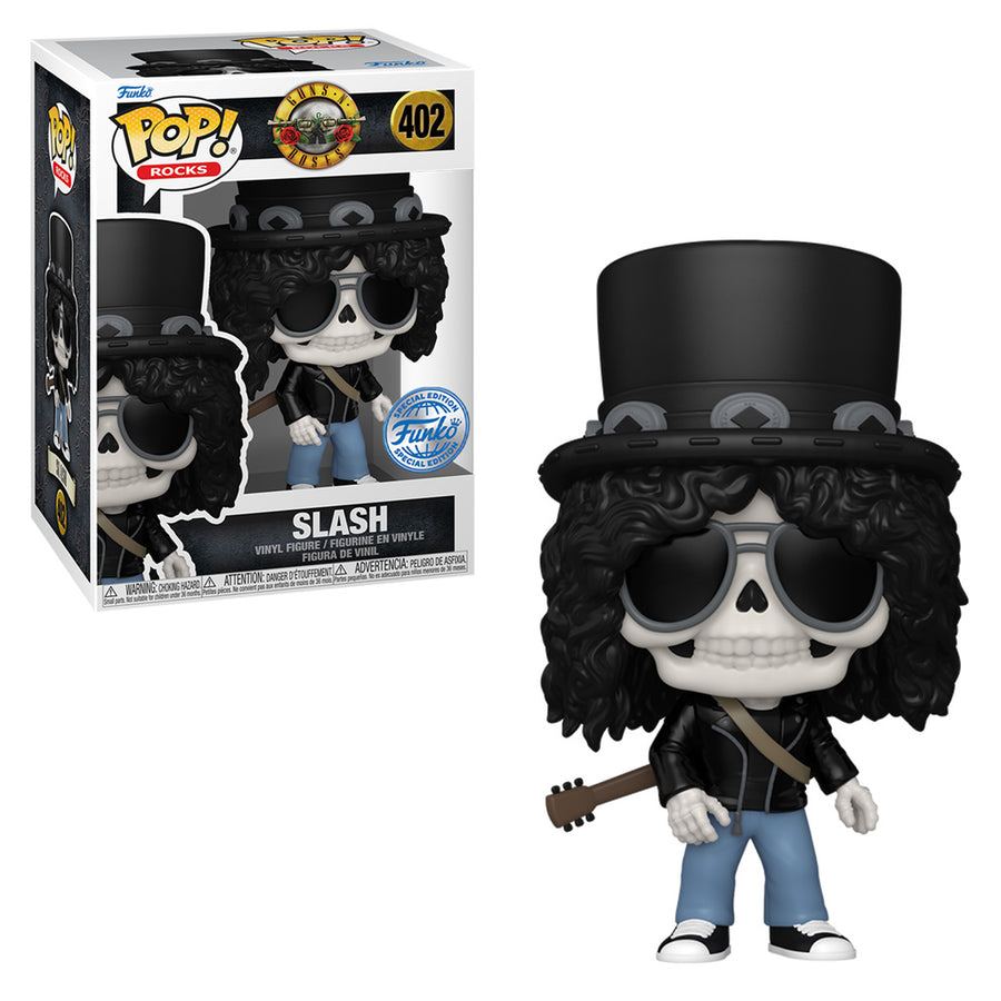FUNKO POP ROCKS GUNS N' ROSES EXCLUSIVE - SLASH (SKELETON) 402 BRINDE