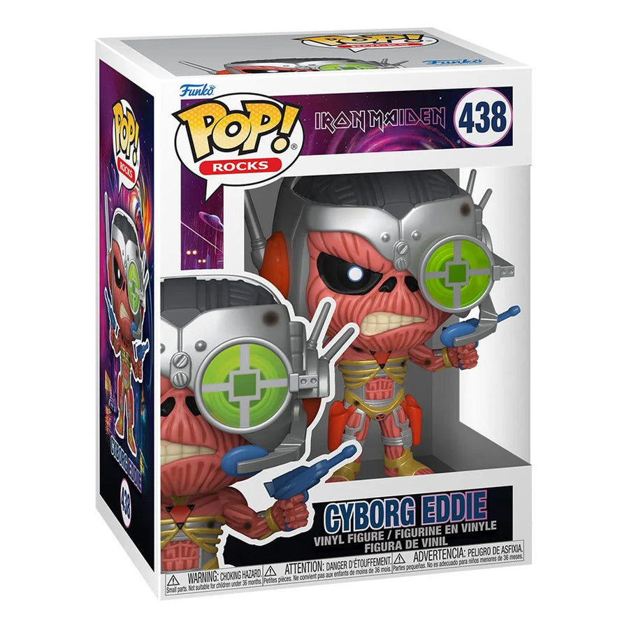 FUNKO POP ROCKS IRON MAIDEN - CYBORG EDDIE 438