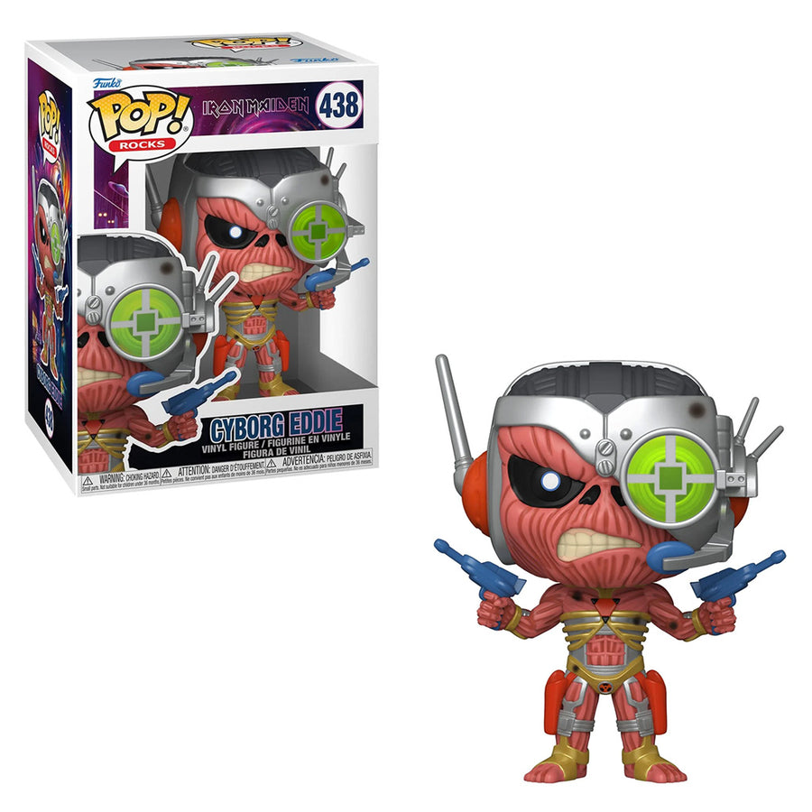 FUNKO POP ROCKS IRON MAIDEN - CYBORG EDDIE 438 BRINDE