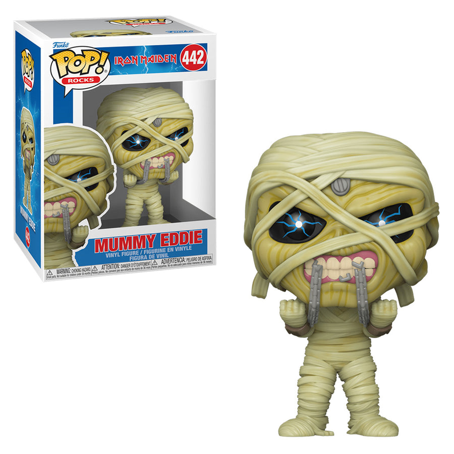 FUNKO POP ROCKS IRON MAIDEN - MUMMY EDDIE 442 BRINDE