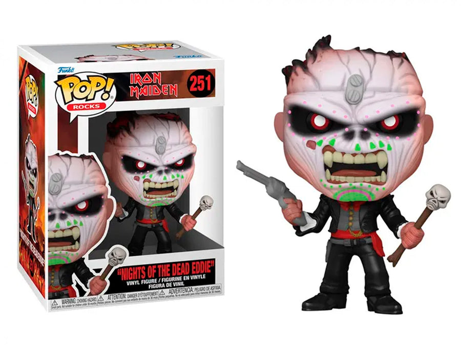 FUNKO POP ROCKS IRON MAIDEN - NIGHTS OF THE DEAD EDDIE 251 BRINDE