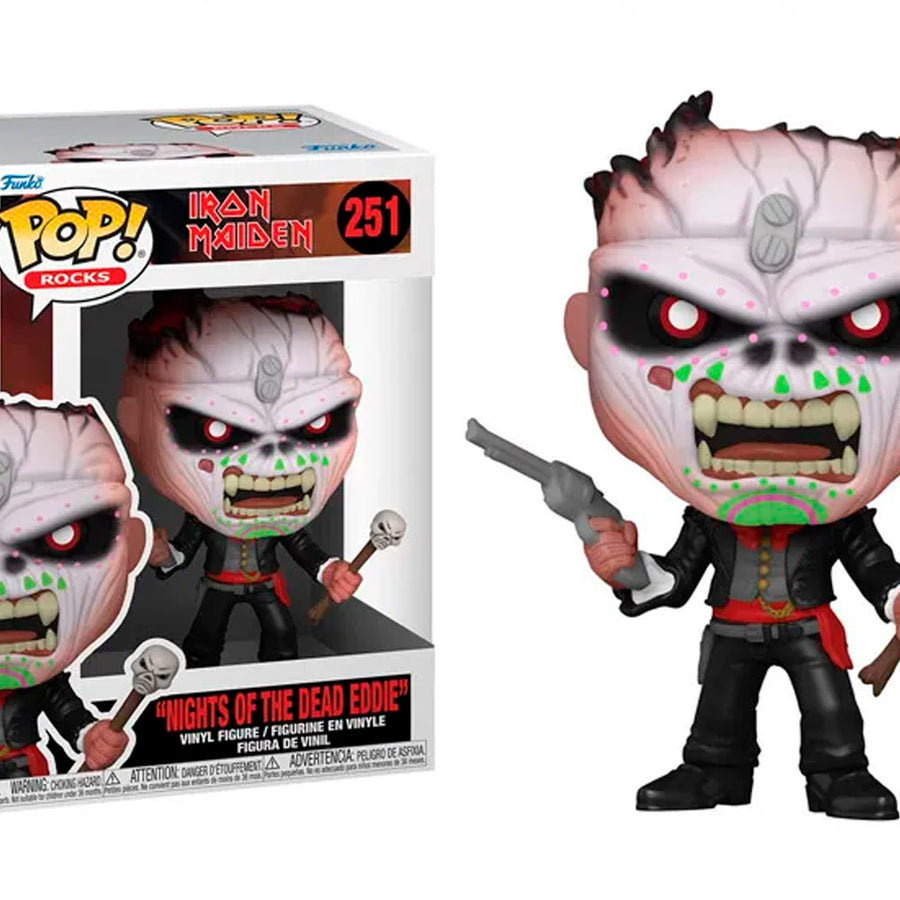 FUNKO POP ROCKS IRON MAIDEN - NIGHTS OF THE DEAD EDDIE 251 BRINDE