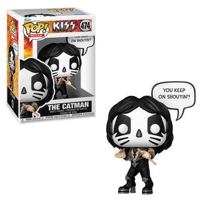 FUNKO POP ROCKS KISS - THE CATMAN 474 BRINDE