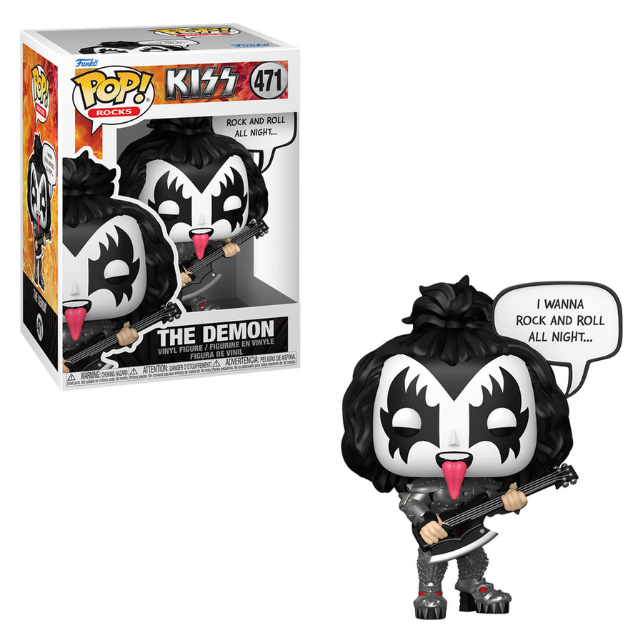 FUNKO POP ROCKS KISS - THE DEMON 471 BRINDE