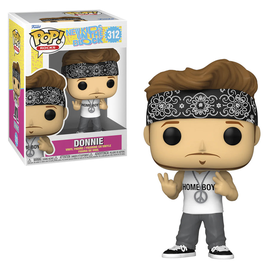 FUNKO POP ROCKS NEW KIDS ON THE BLOCK - DONNIE 312 BRINDE