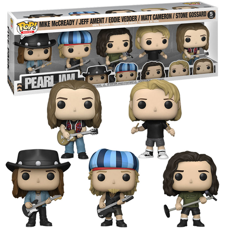 FUNKO POP ROCKS - PEARL JAM (5 PACK) BRINDE