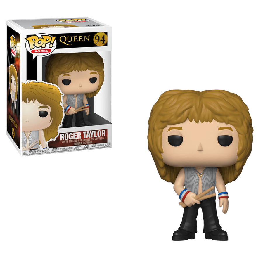 FUNKO POP ROCKS QUEEN - ROGER TAYLOR 94 BRINDE
