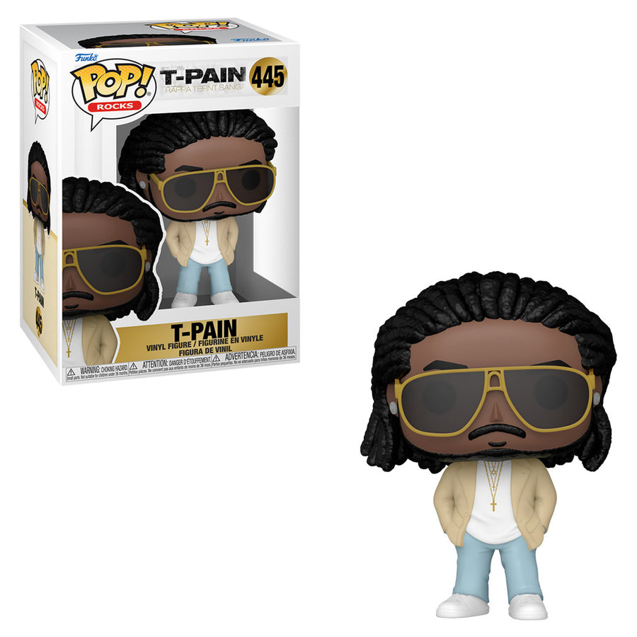 FUNKO POP ROCKS T-PAIN - T-PAIN (RAPPA TERNT SANGA) 445 BRINDE
