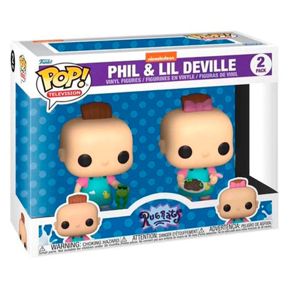 FUNKO POP RUGRATS - PHIL AND LIL DEVILLE (2 PACK)