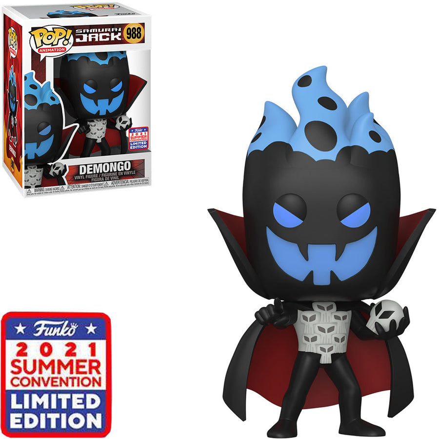 FUNKO POP SAMURAI JACK SDCC 2021 EXCLUSIVE - DEMONGO 988 BRINDE