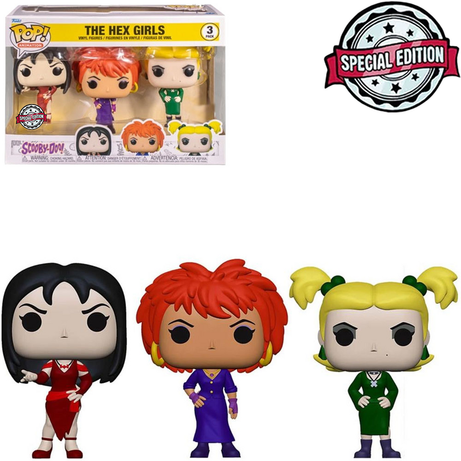 FUNKO POP SCOOBY-DOO EXCLUSIVE - THE HEX GIRLS (3 PACK) BRINDE