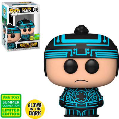FUNKO POP SOUTH PARK - DIGITAL STAN 36 (SDCC 2022) (GLOWS IN THE DARK) BRINDE