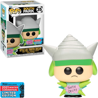 FUNKO POP SOUTH PARK NYCC 2021 EXCLUSIVE - KYLE AS TOOTH DECAY 35 BRINDE