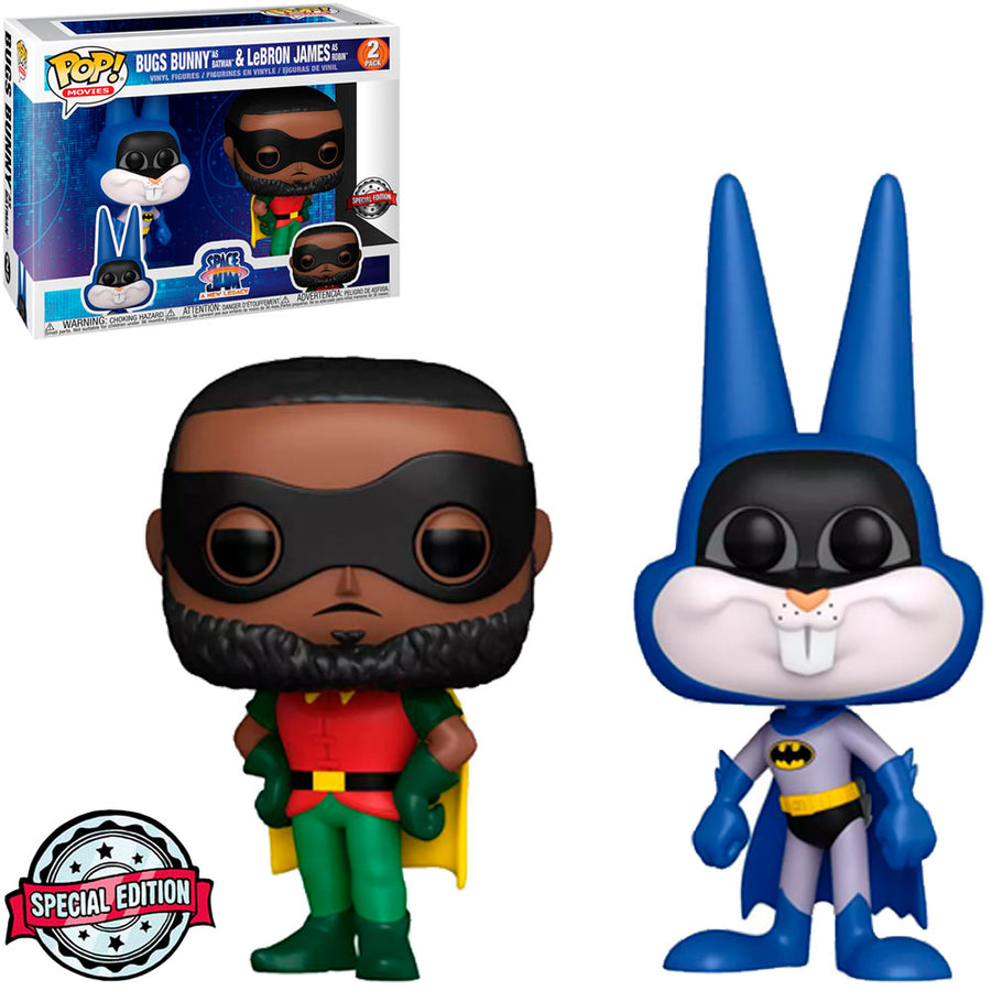 FUNKO POP SPACE JAM: A NEW LEGACY - BUGS BUNNY AND LEBRON JAMES 56231 (2 PACK) BRINDE