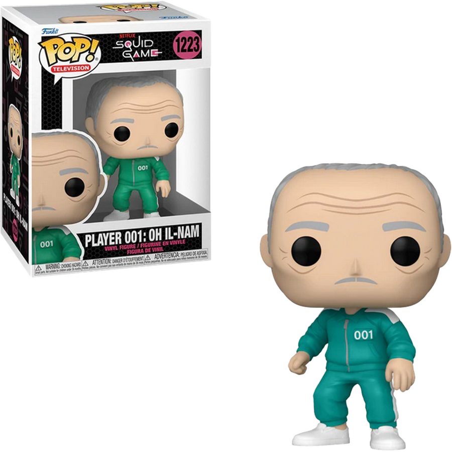 FUNKO POP SQUID GAME - PLAYER 001: OH IL-NAM 1223 BRINDE