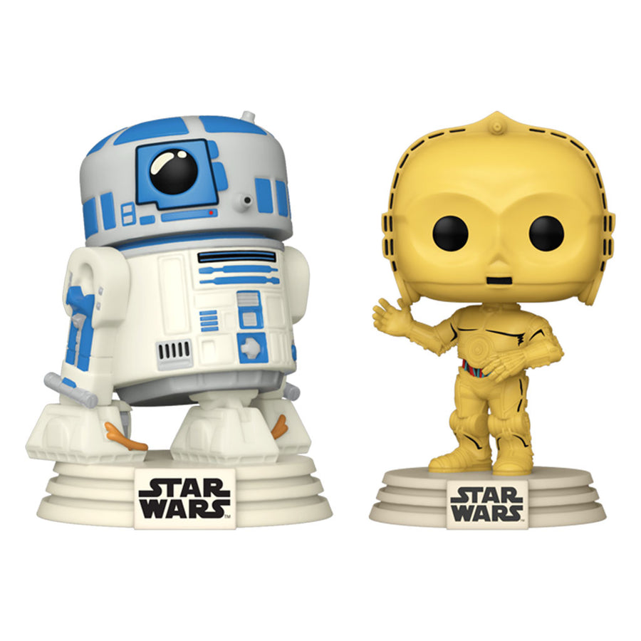 FUNKO POP STAR WARS 100TH ANNIVERSARY EXCLUSIVE - R2-D2 & C3PO RETRO 2-PACK (74477)