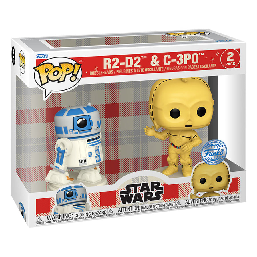 FUNKO POP STAR WARS 100TH ANNIVERSARY EXCLUSIVE - R2-D2 & C3PO RETRO 2-PACK (74477)