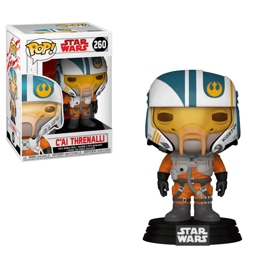 FUNKO POP STAR WARS 8 - C,AI THRENALLI 260 BRINDE