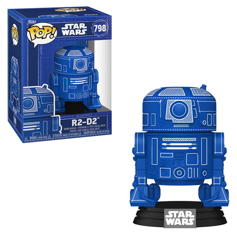 FUNKO POP STAR WARS: BLUEPRINT - R2-D2 798 BRINDE
