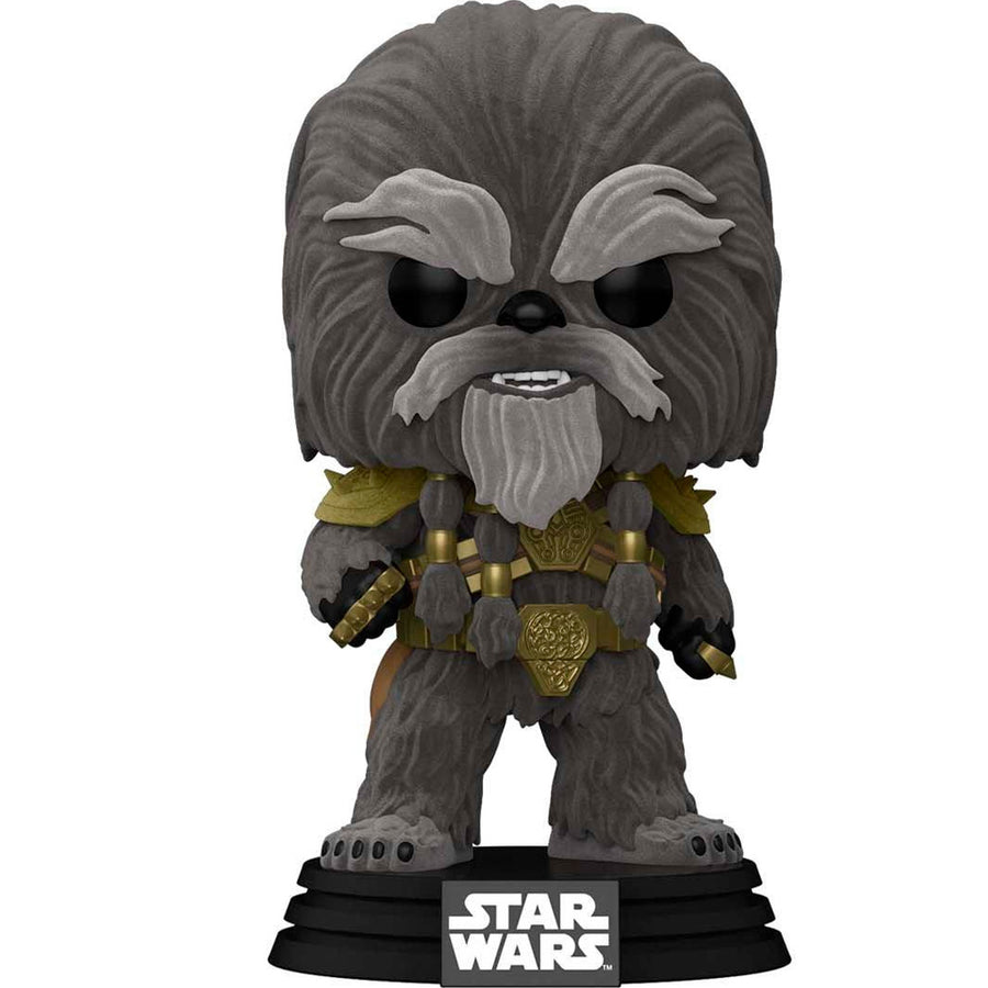 FUNKO POP STAR WARS BOBA FETT EXCLUSIVE - KRRSANTAN 548 (FLOCKED) (SDCC 2022)