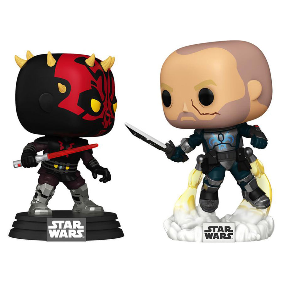 FUNKO POP STAR WARS: CLONE WARS EXCLUSIVE - DARTH MAUL VS. PRE VIZSLA 2-PACK (74744)