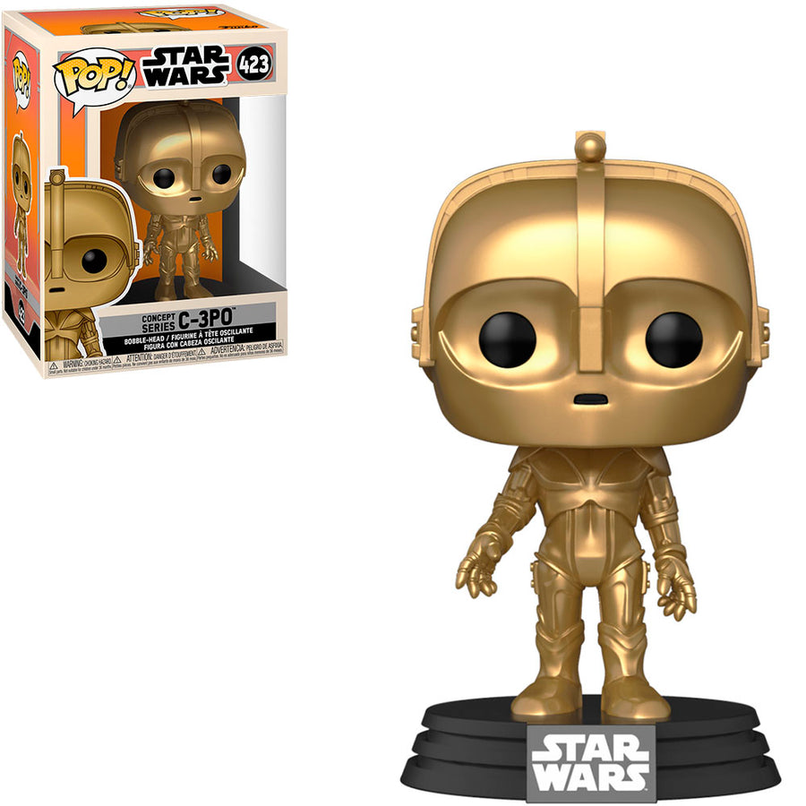 FUNKO POP STAR WARS - CONCEPT SERIES C-3PO 423 BRINDE