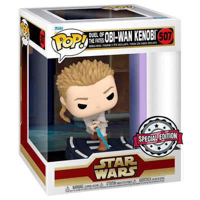 FUNKO POP STAR WARS DUEL OF THE FATES EXCLUSIVE - OBI-WAN KENOBI 507 (DELUXE)