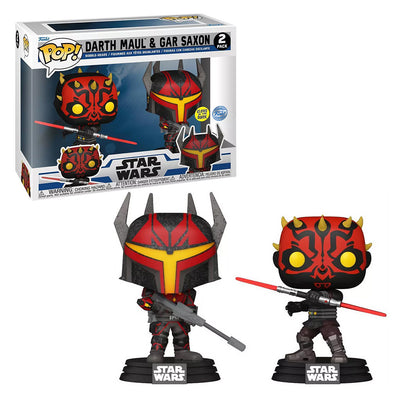 FUNKO POP STAR WARS EXCLUSIVE - DARH MAUL & GAR SAXON 2-PACK (40869)