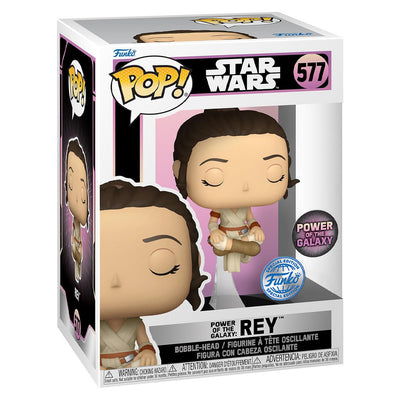FUNKO POP STAR WARS EXCLUSIVE - POWER OF THE GALAXY: REY 577