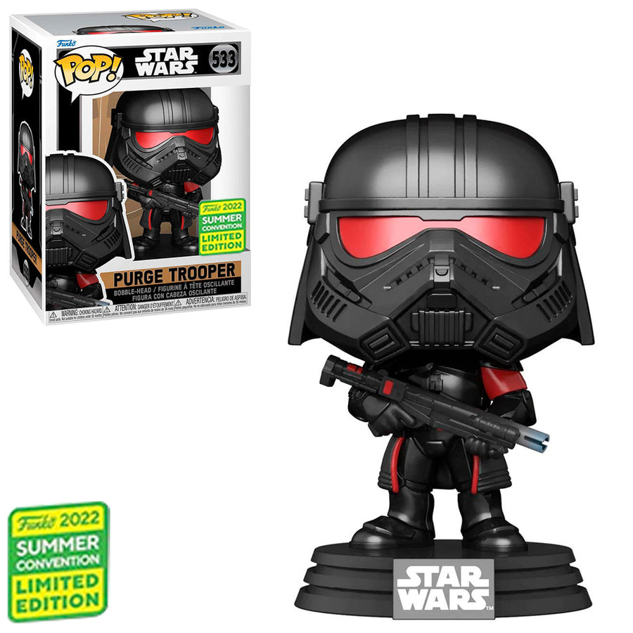 FUNKO POP STAR WARS EXCLUSIVE - PURGE TROOPER 533 (SDCC 2022) BRINDE
