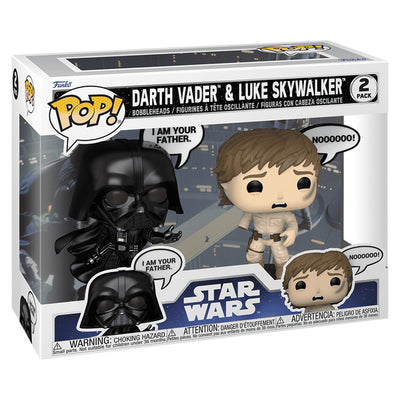 FUNKO POP STAR WARS III: THE REVENGE OF THE SITH - DARTH VADER & LUKE SKYWALKER 2-PACK (83594)