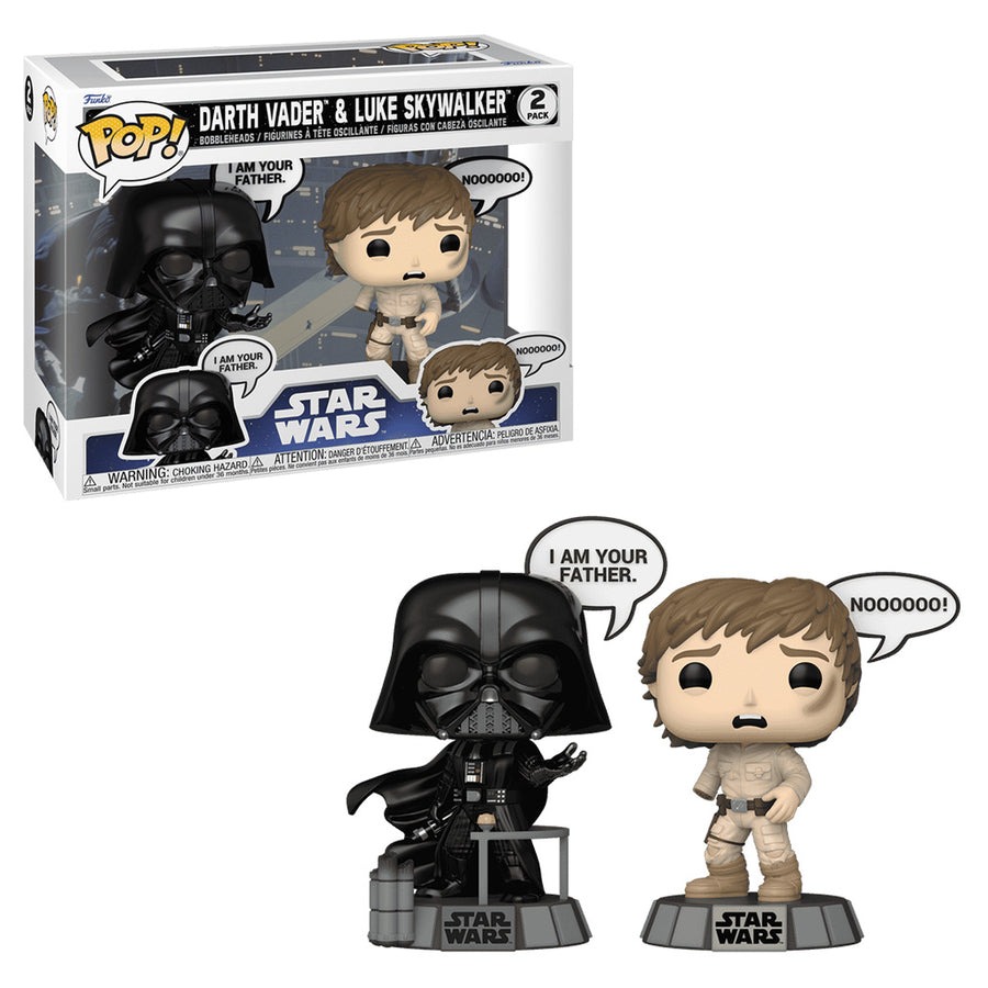 FUNKO POP STAR WARS III: THE REVENGE OF THE SITH - DARTH VADER & LUKE SKYWALKER 2-PACK (83594)