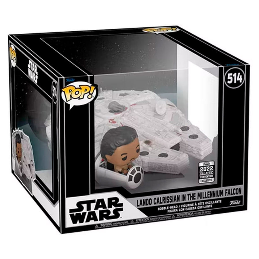 FUNKO POP STAR WARS - LANDO CALRISSIAN IN THE MILLENNIUM FALCON 514