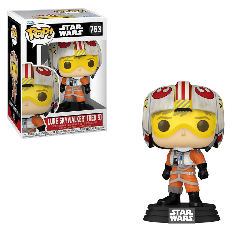 FUNKO POP STAR WARS - LUKE SKYWALKER (RED5) 763 BRINDE