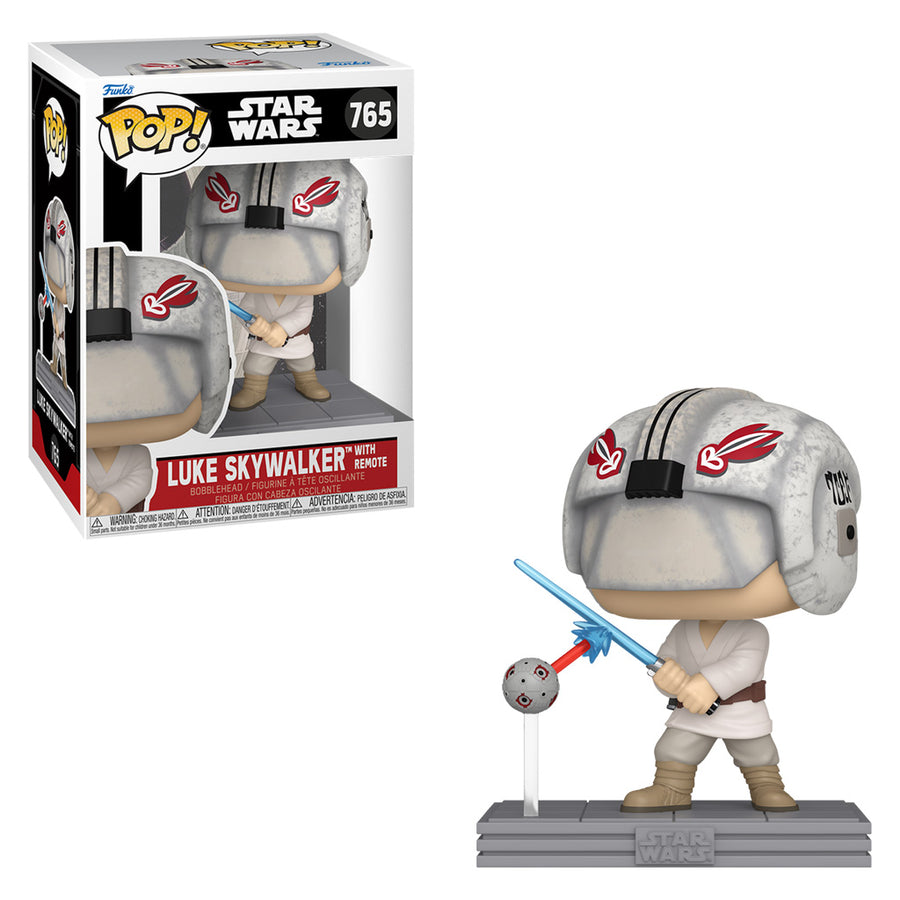 FUNKO POP STAR WARS - LUKE SKYWALKER WITH REMOTE 765 BRINDE