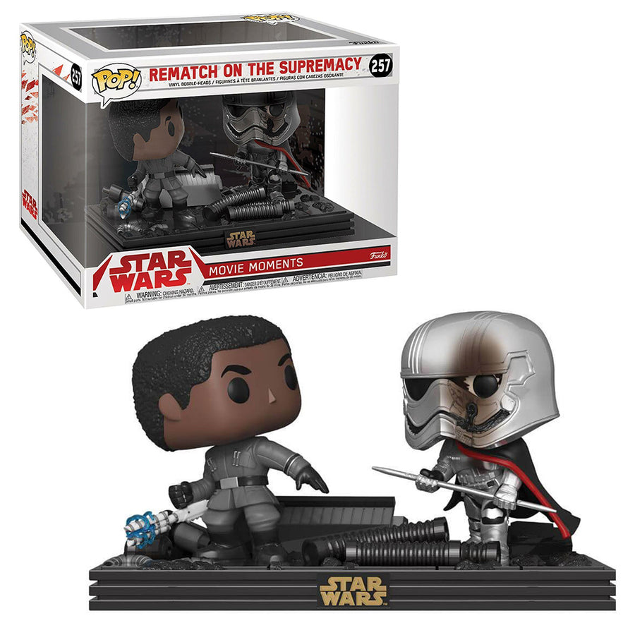 FUNKO POP STAR WARS MOMENTS REMATCH SUPREMACY 2PACK 257 BRINDE