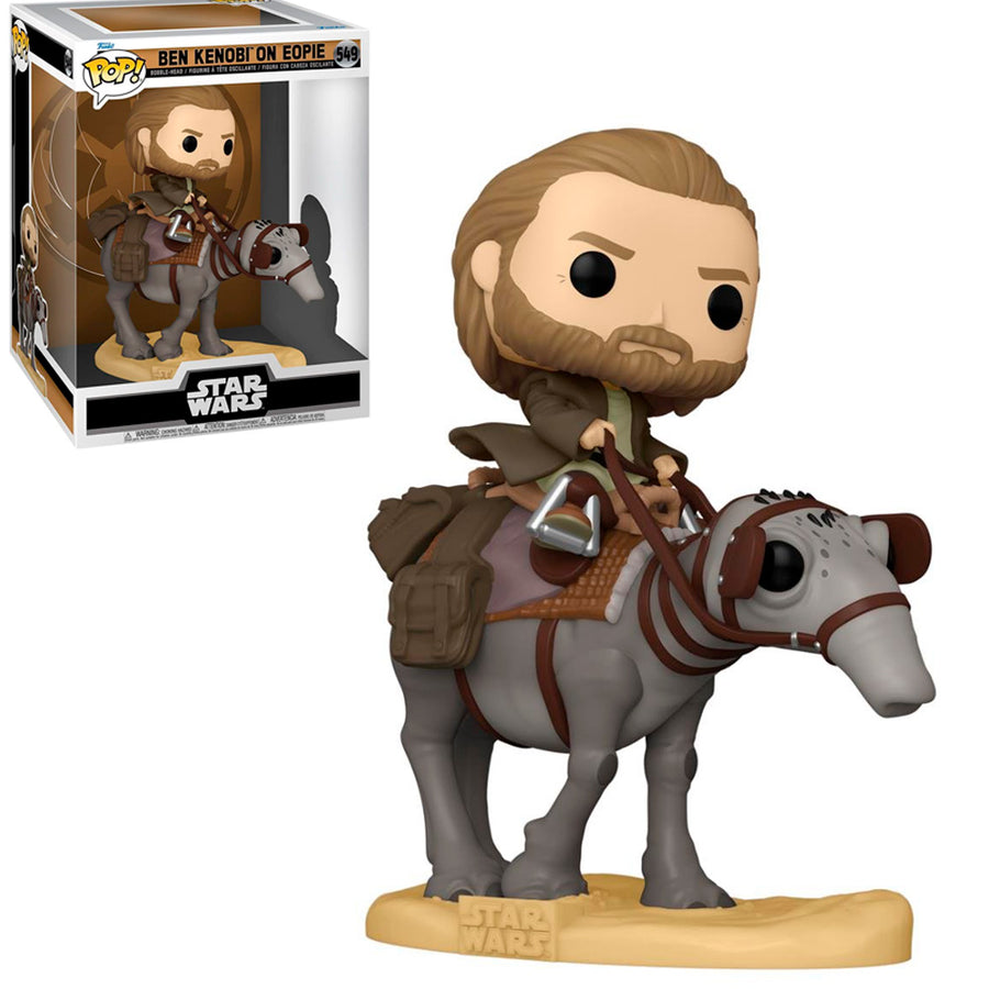 FUNKO POP STAR WARS OBI-WAN KENOBI - BEN KENOBI ON EOPIE 549 (DELUXE) BRINDE
