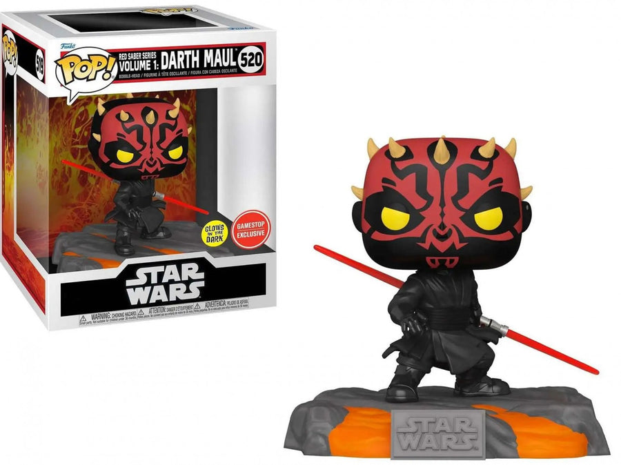 FUNKO POP STAR WARS RED SABER - DARTH MAUL 520 BRINDE