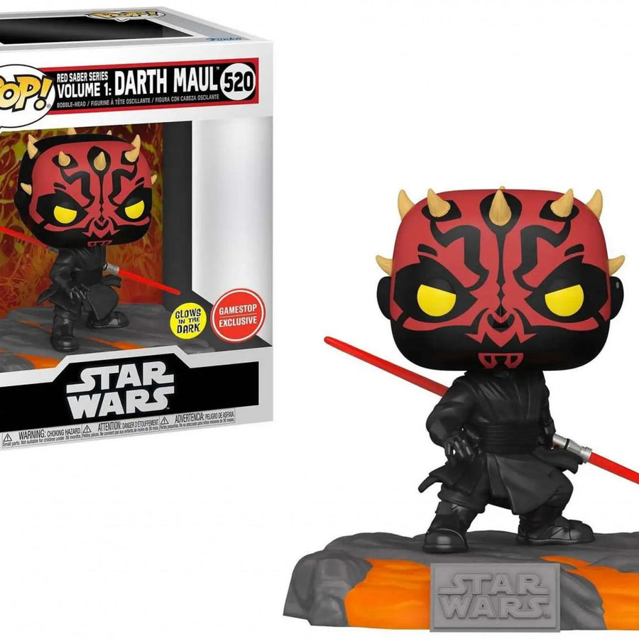 FUNKO POP STAR WARS RED SABER - DARTH MAUL 520 BRINDE