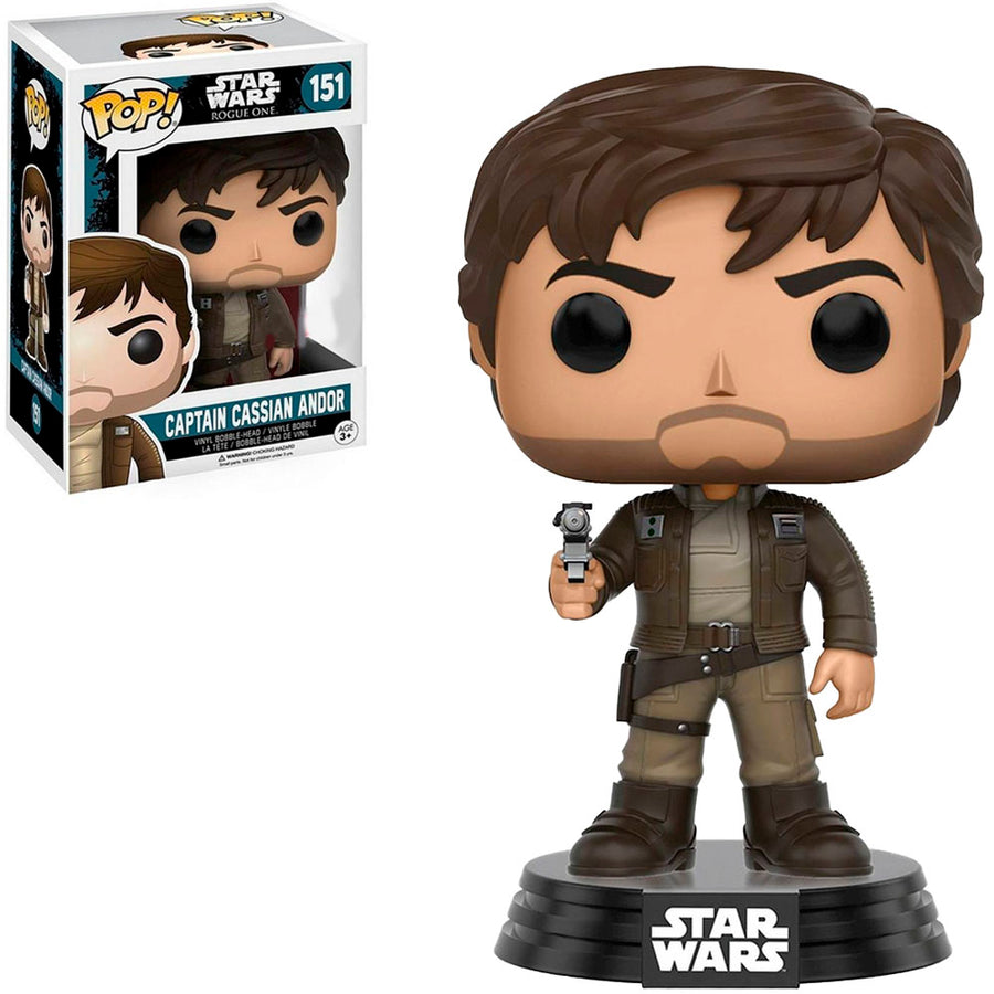 FUNKO POP STAR WARS ROGUE ONE EXCLUSIVE - CAPTAIN CASSIAN ANDOR 151 BRINDE