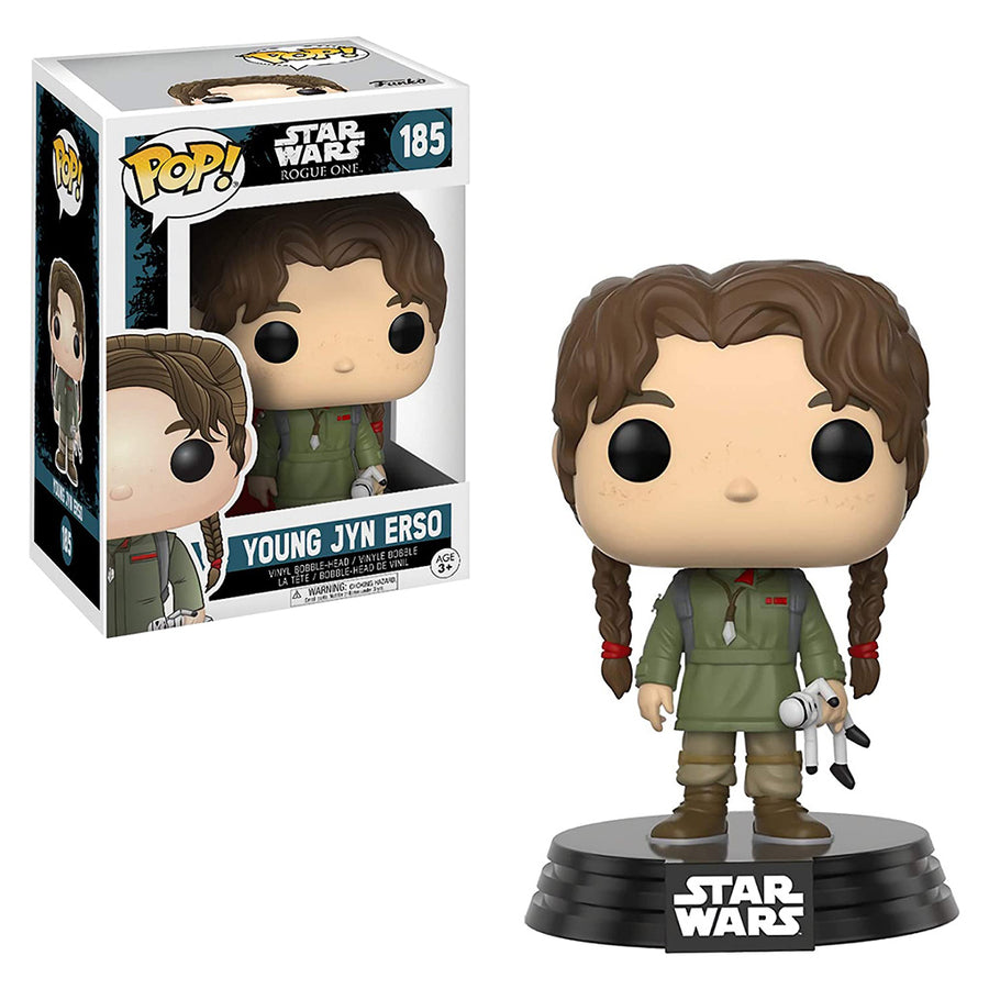 FUNKO POP STAR WARS ROGUE YOUNG JYN ERSO 185 BRINDE