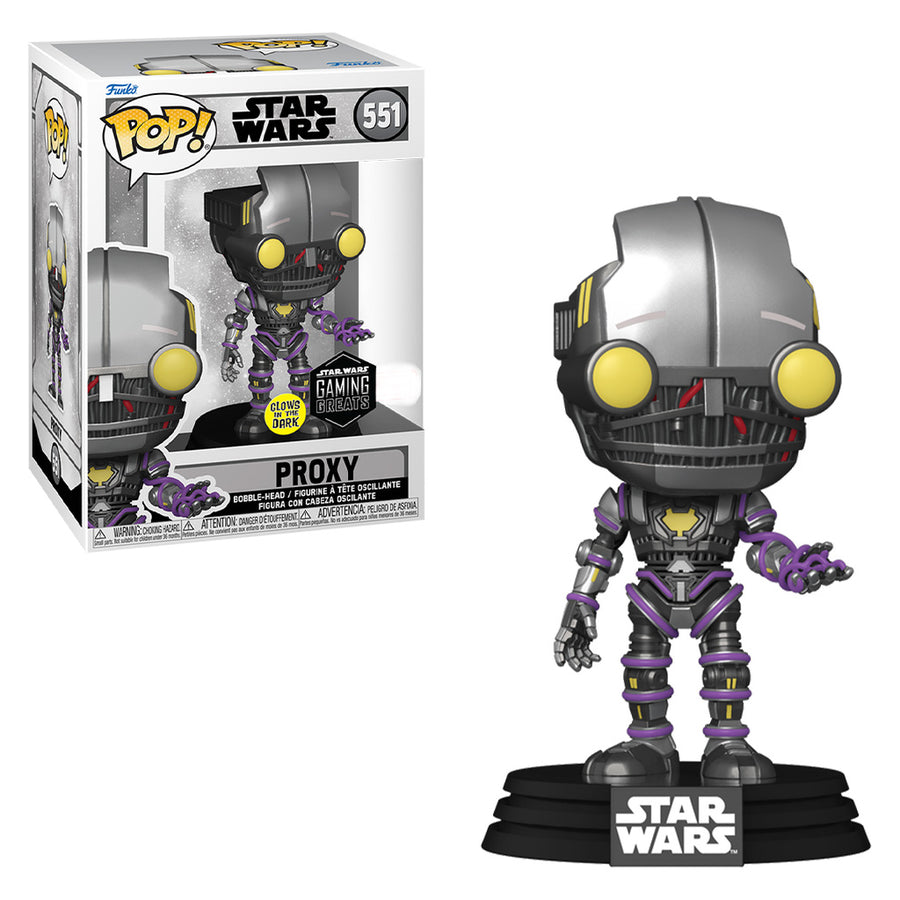 FUNKO POP STAR WARS THE FORCE EXCLUSIVE - PROXY (GLOWS IN THE DARK) 551 BRINDE